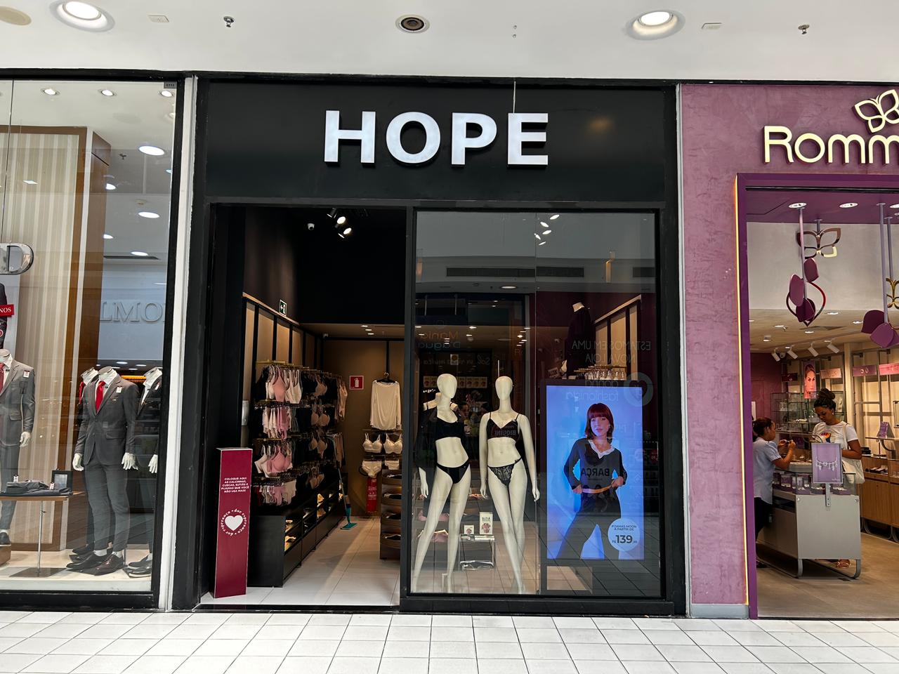 Hope é mais uma novidade do Shopping Paralela