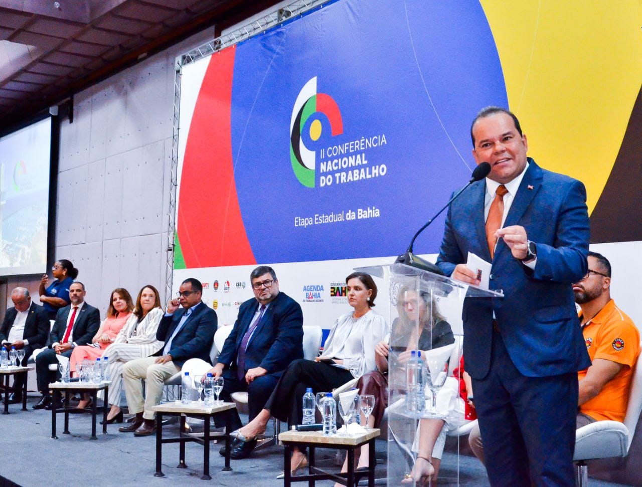 Bahia realiza etapa da II Conferência Nacional do Trabalho com participação do vice-governador Geraldo Júnior