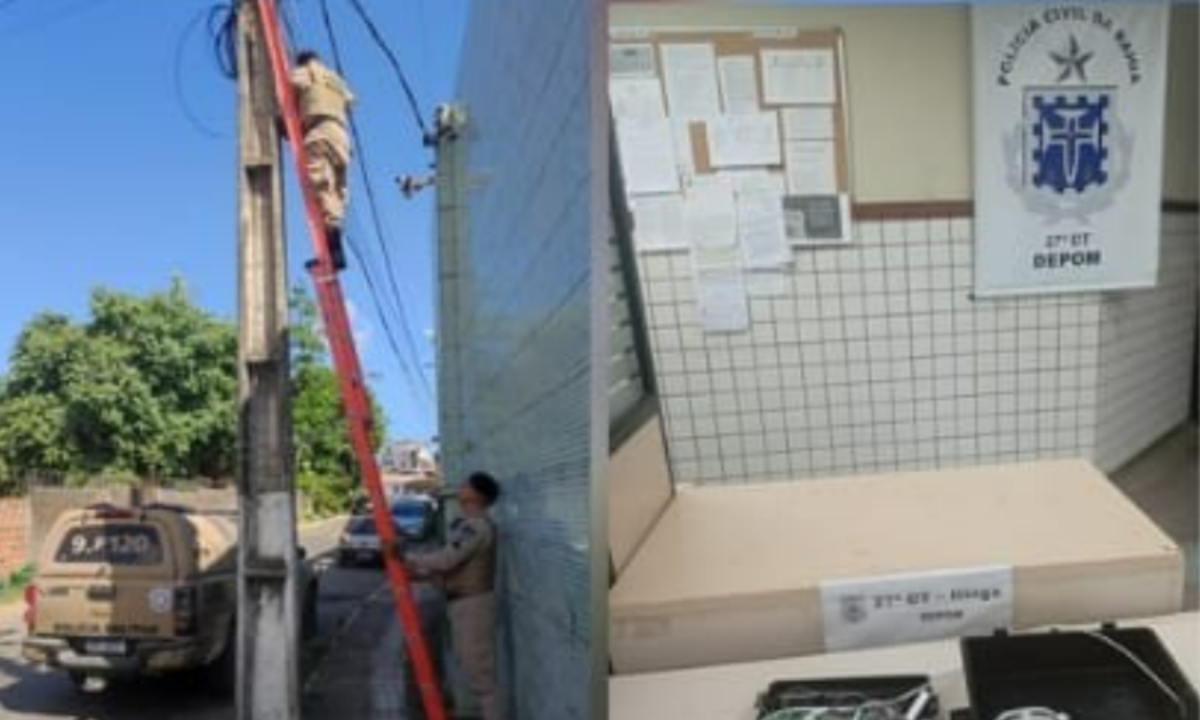 Câmera clandestina ‘vigiava’ patrulha em Lauro de Freitas; equipamento foi apreendido