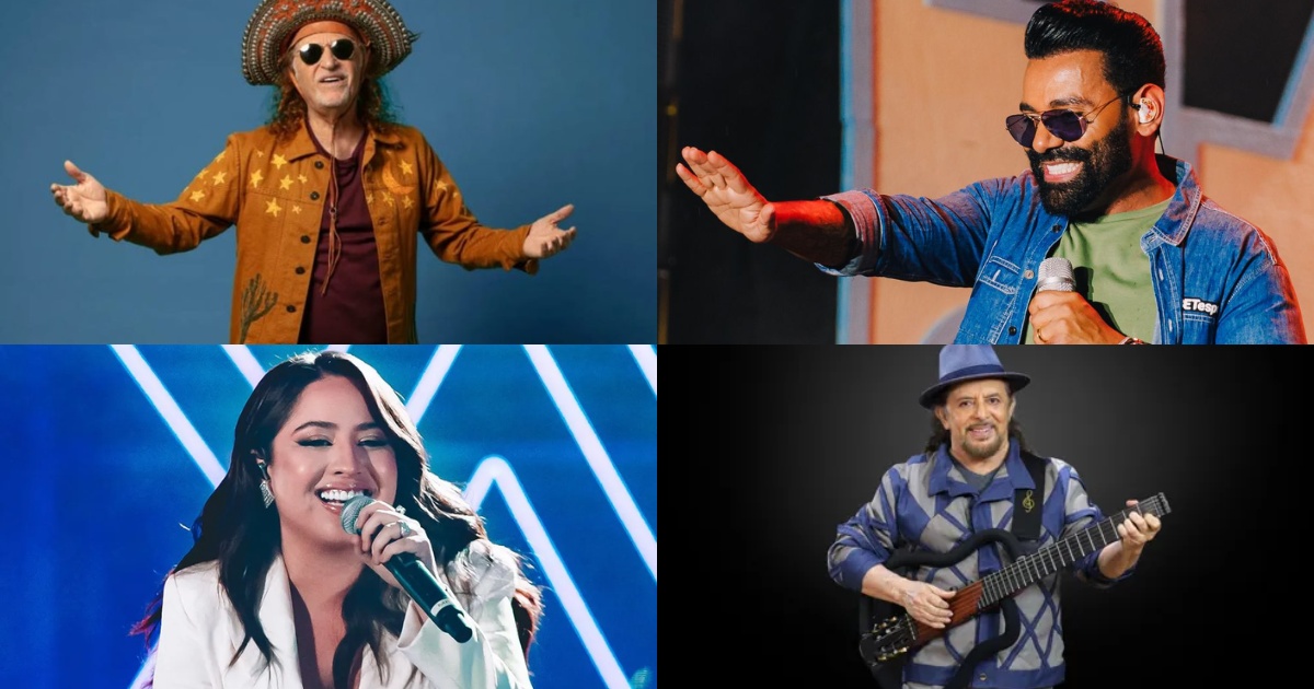 São João em Salvador: Alceu, Geraldo Azevedo, Pablo e mais confirmados — veja datas e artistas