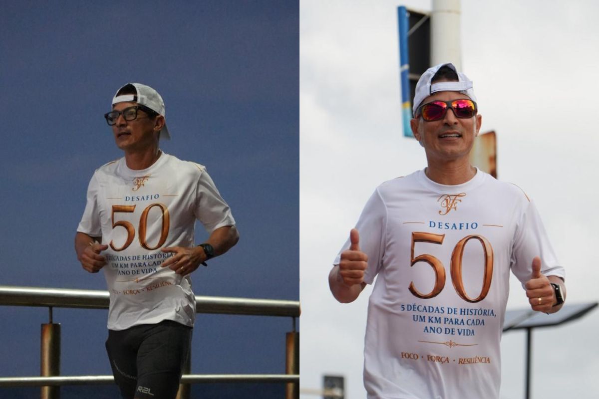 Aos 50, dentista corre 50 km em Salvador e faz alerta sobre saúde bucal